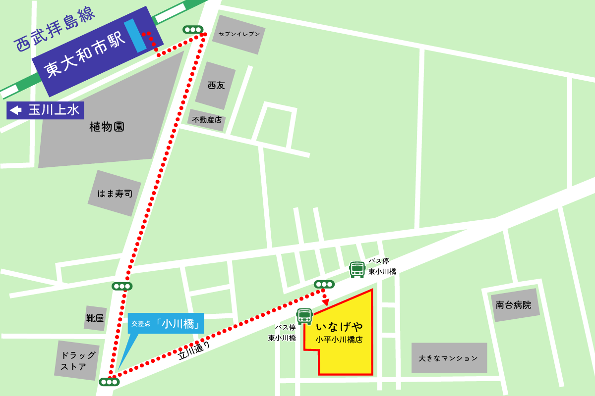 いなげや小平小川橋店